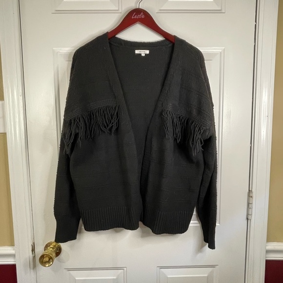 Maurices Sweaters - Maurice long sleeve solid fringe sweater cardigan.